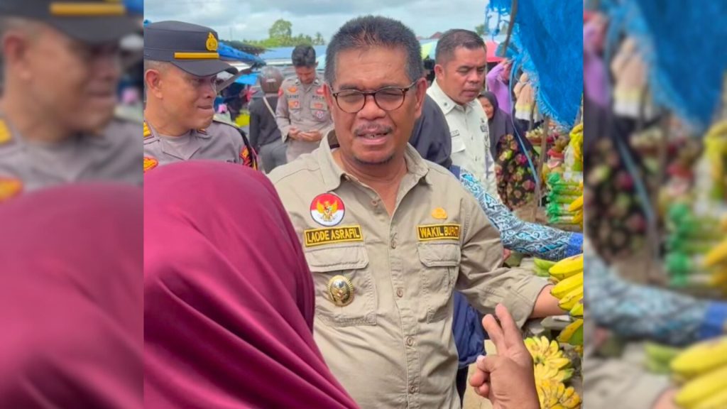 Bupati Muna dan Wabup Berbagi Tugas Kendalikan Inflasi Jelang Ramadhan