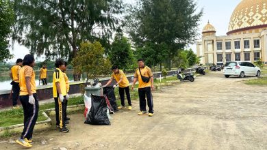 Polres Muna Implementasikan Gerakan Indonesia Asri Lewat Aksi Bersih Masjid