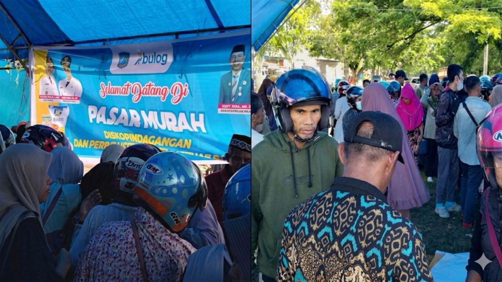 Harga Telur Melonjak di Muna Pasar Murah Jadi Solusi Bupati Ingatkan Warga Tidak Panic Buying
