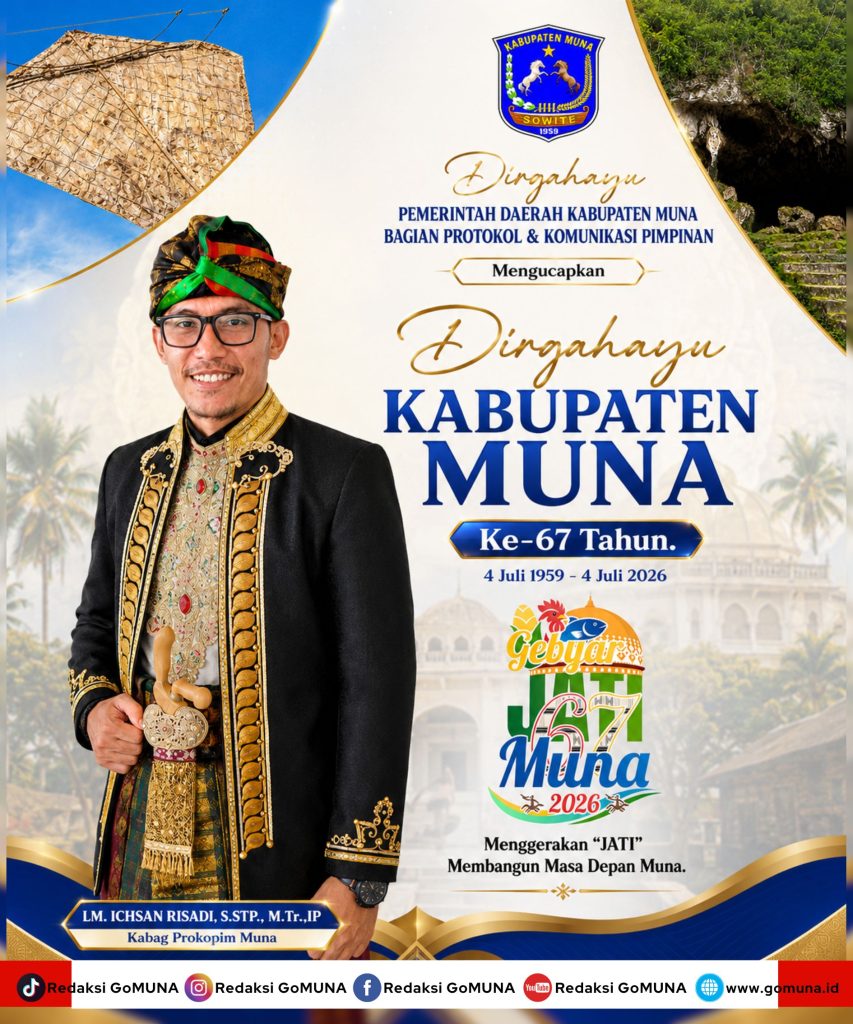 Ichsan Risadi, Kabag Prokopim, Dirgahayu Kabupaten Muna
