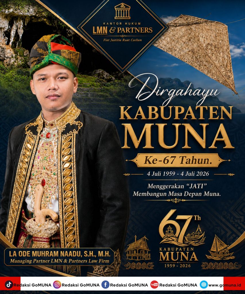 Muhram Naadu, LMN & Partners Law Firm, Dirgahayu Kabupaten Muna