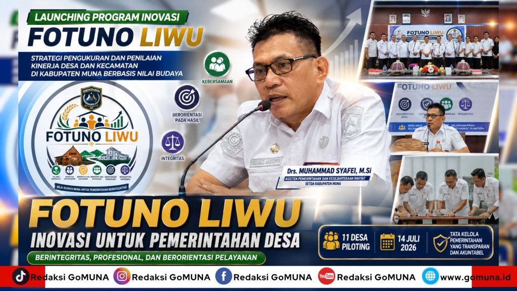 Pemkab Muna Luncurkan Program Inovasi Fotuno Liwu Sistem Penilaian Kinerja