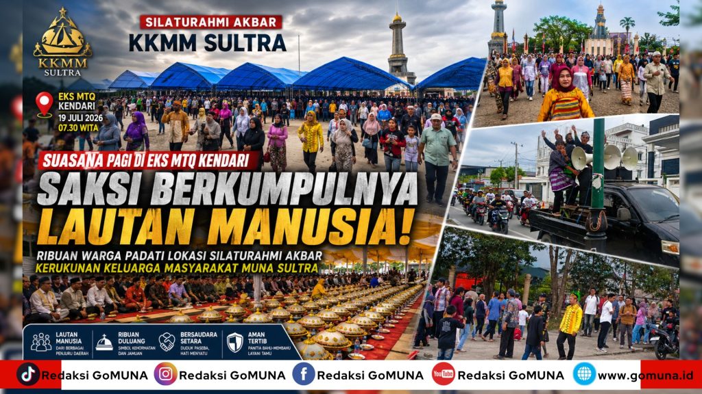 Suasana Pagi di Eks MTQ Kendari Jadi Saksi Berkumpulnya Lautan Manusia