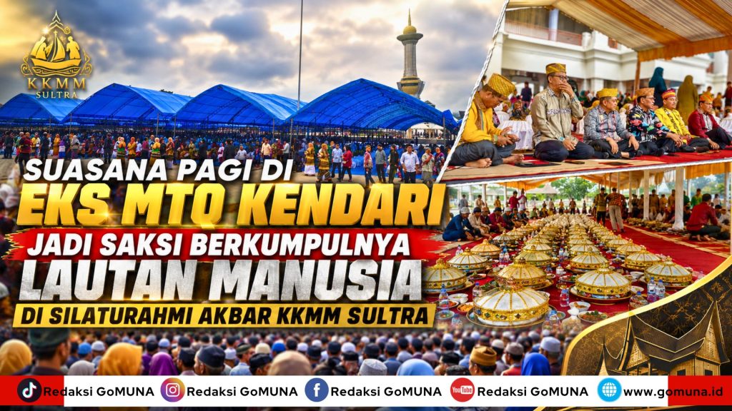 Suasana Pagi di Eks MTQ Kendari Jadi Saksi Berkumpulnya Lautan Manusia
