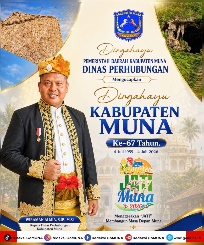 Wiraman Wilma, Kadis Perhubungan, Dirgahayu Kabupaten Muna