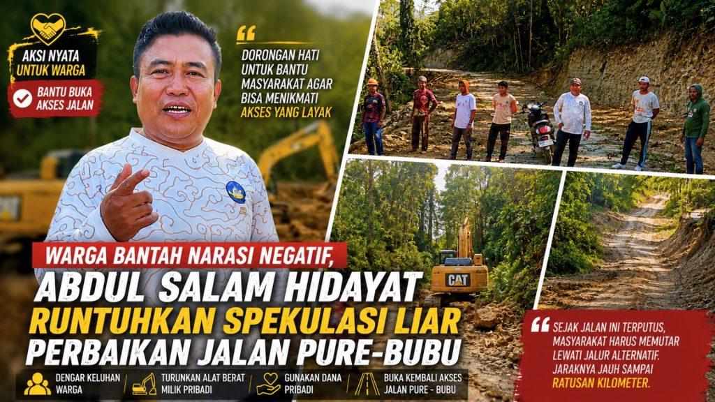 Fakta di Balik Gomberto Gunakan Dana Pribadi dan Alat Berat Buka Jalan Pure